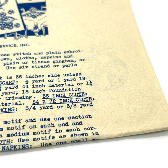 Laura Wheeler Vintage Copr.1941 Cross Stitch Transfer Pattern Design #2738 Fruit - Picture 4 of 7